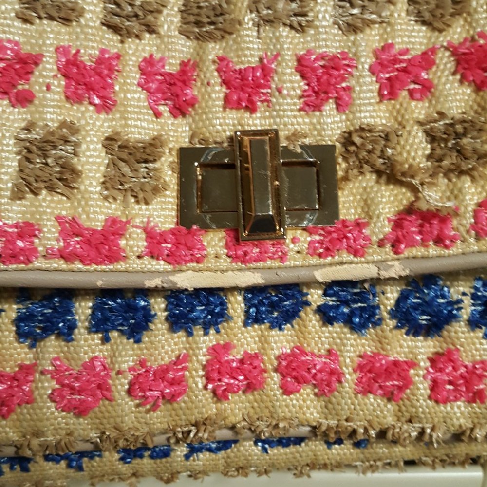 Deux Lux Handbag Crossbody Clutch With Gold Chain - Picture 5 of 8